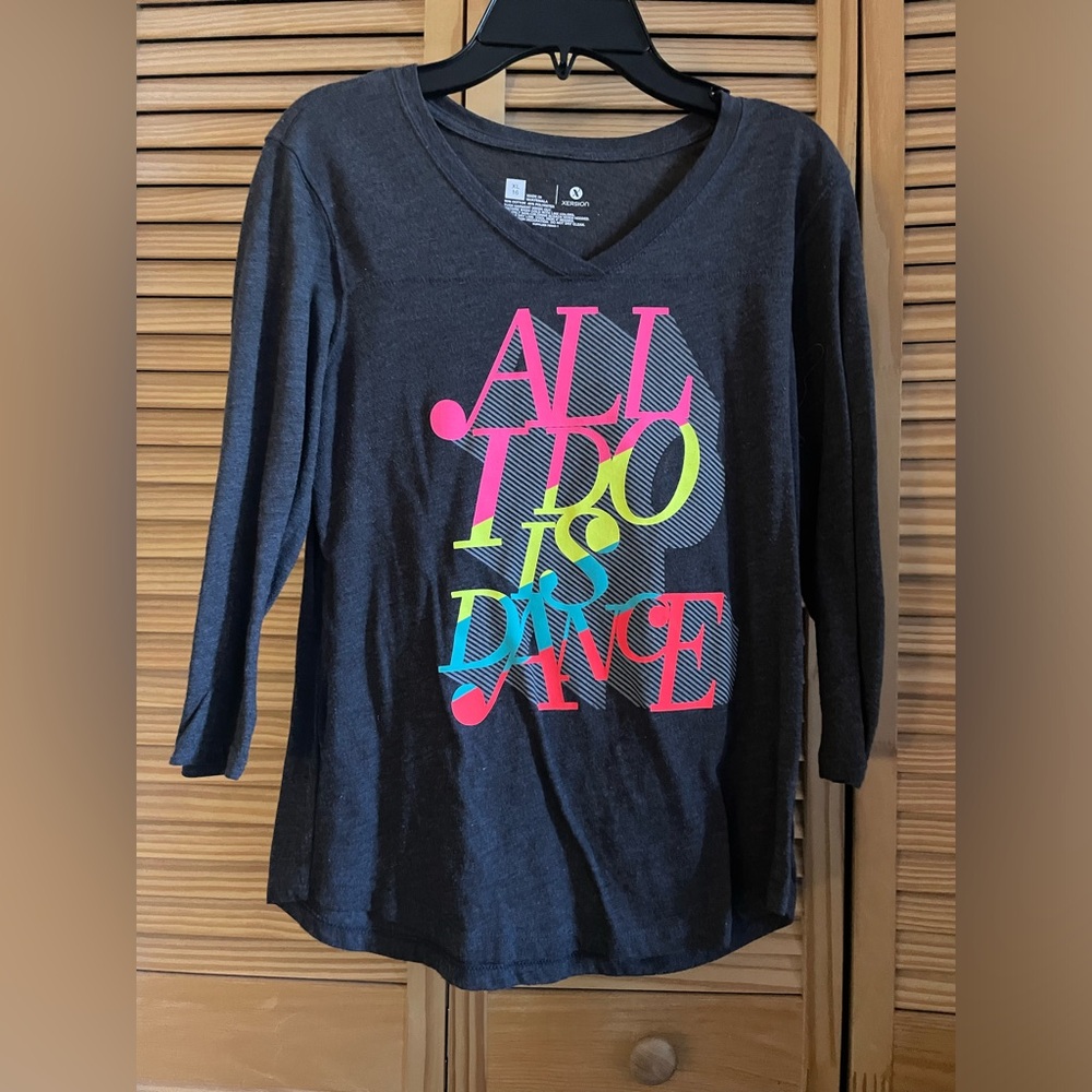 Xersion black long sleeve tee XL 16